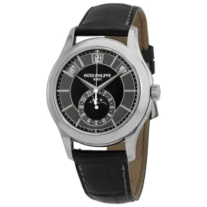 Patek Philippe Complications Mechanical Black and Grey Dial Men's Watch 5205G-010