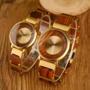 Phoenix-Wood Watch Couple Watches Personalized Gift