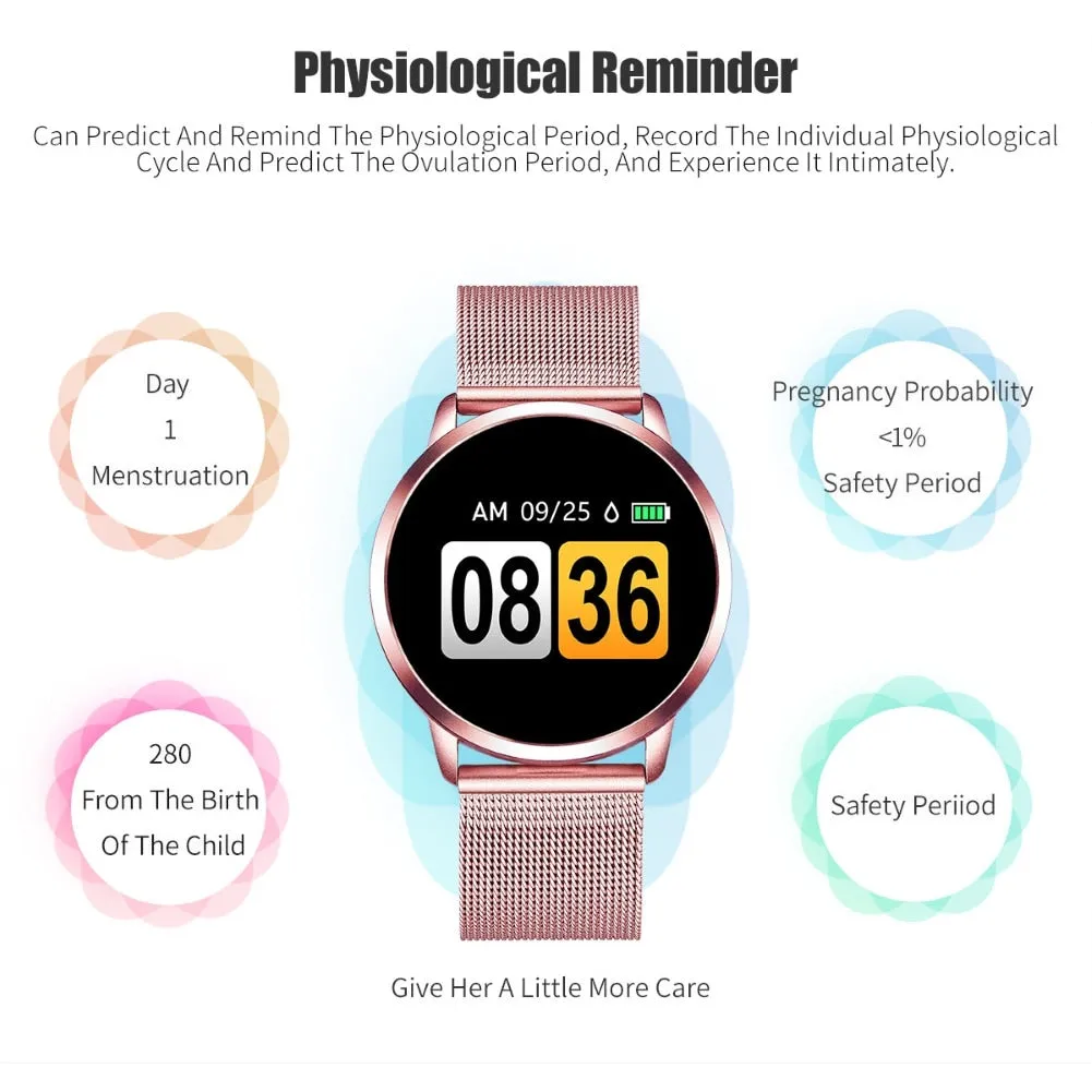 Q8 Unisex Fitness Smart Watch (with Physiological Reminder & Continuous Heart Rate Monitoring)