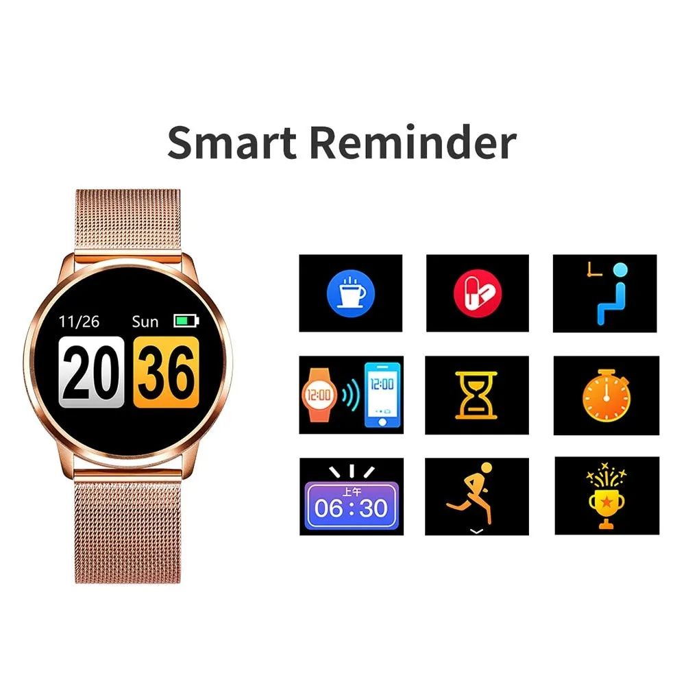 Q8 Unisex Fitness Smart Watch (with Physiological Reminder & Continuous Heart Rate Monitoring)