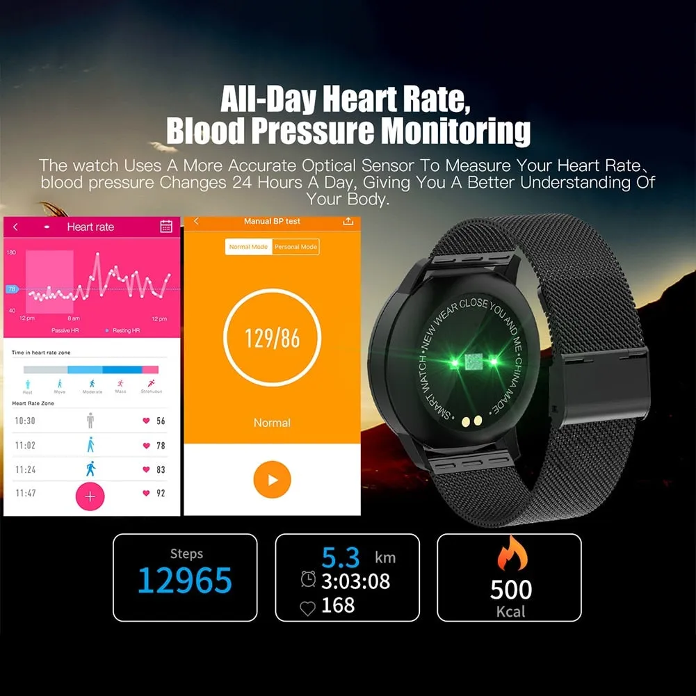 Q8 Unisex Fitness Smart Watch (with Physiological Reminder & Continuous Heart Rate Monitoring)