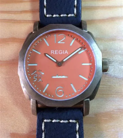 R106 /Eclipse Orange  - Number dial (plain bezel) (free shipping)