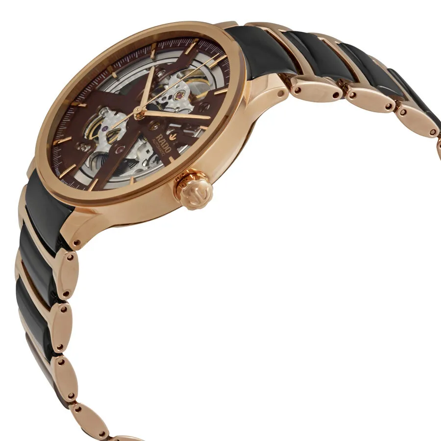 Rado Centrix Automatic Brown Skeleton Dial Men's Watch R30181312