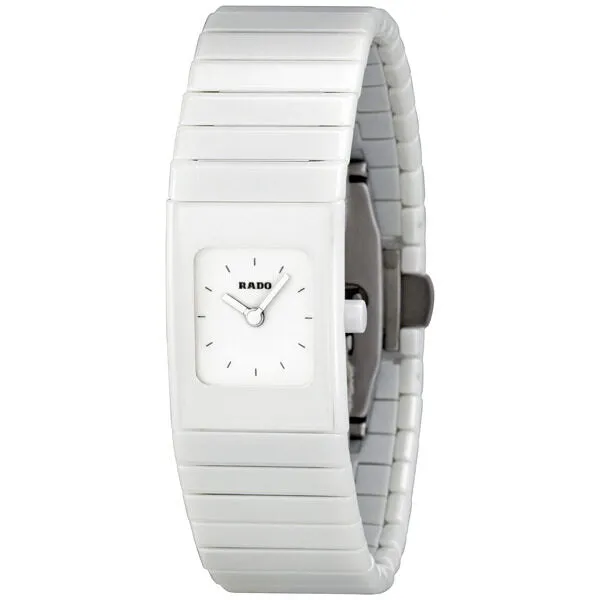 Rado Ceramica Small White Dial White Ceramic Ladies Watch R21712022