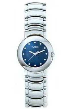 Rado Coupole Blue Stainless Steel Ladies Watch R22549203