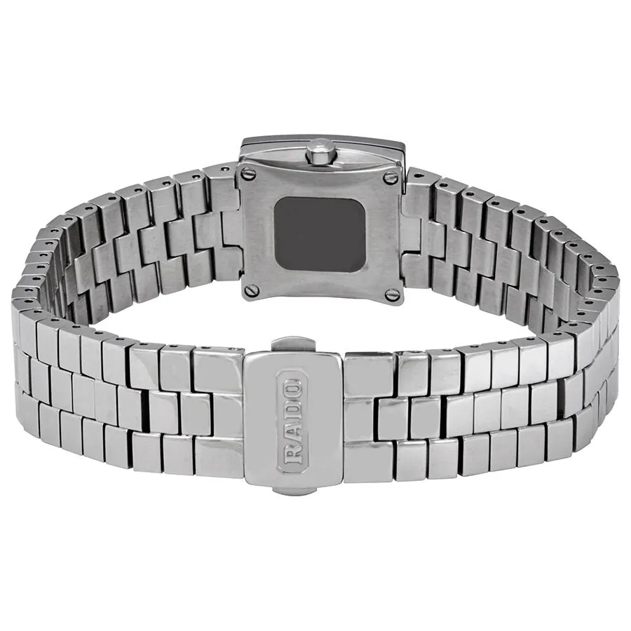 Rado DiaStar Sqaure Quartz Diamond Black Dial Ladies Watch R18682713