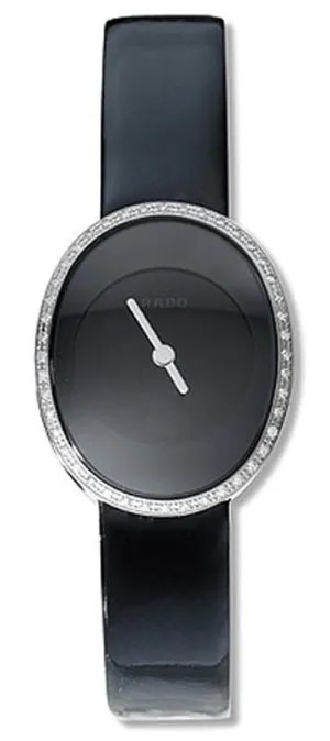 Rado Esenza Black Steel Diamond Medium Ladies Watch R53541156