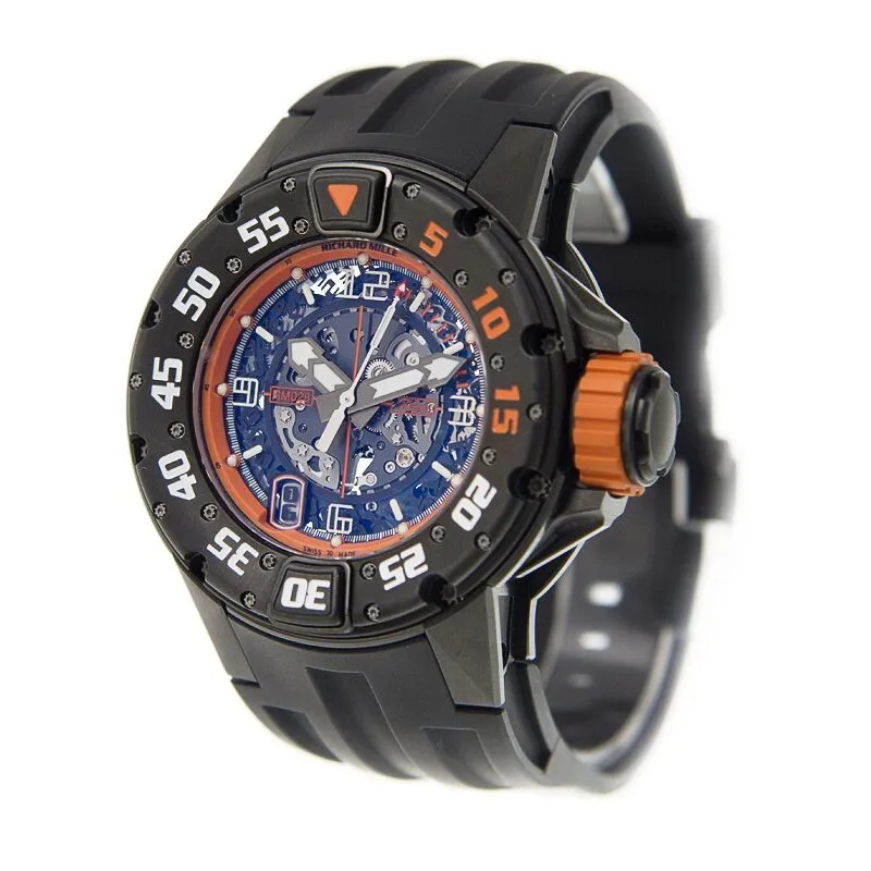 Richard Mille Automatic Men's Rubber Watch RM028