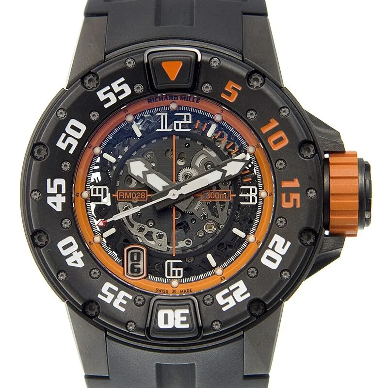 Richard Mille Automatic Men's Rubber Watch RM028