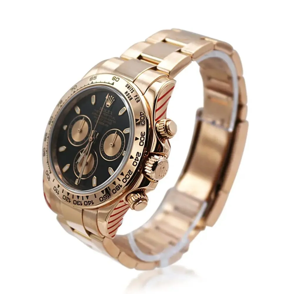 Rolex 40mm 18ct Rose Gold Cosmograph Daytona Watch
