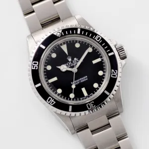 Rolex 5513 Submariner Mk5 Maxi Dial Full Set