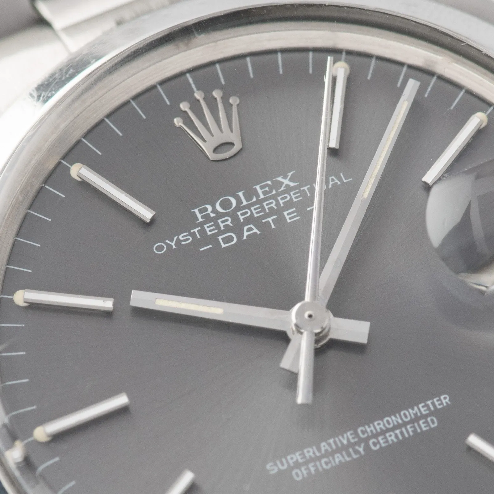 Rolex Date Reference 1500 Grey Sigma Dial