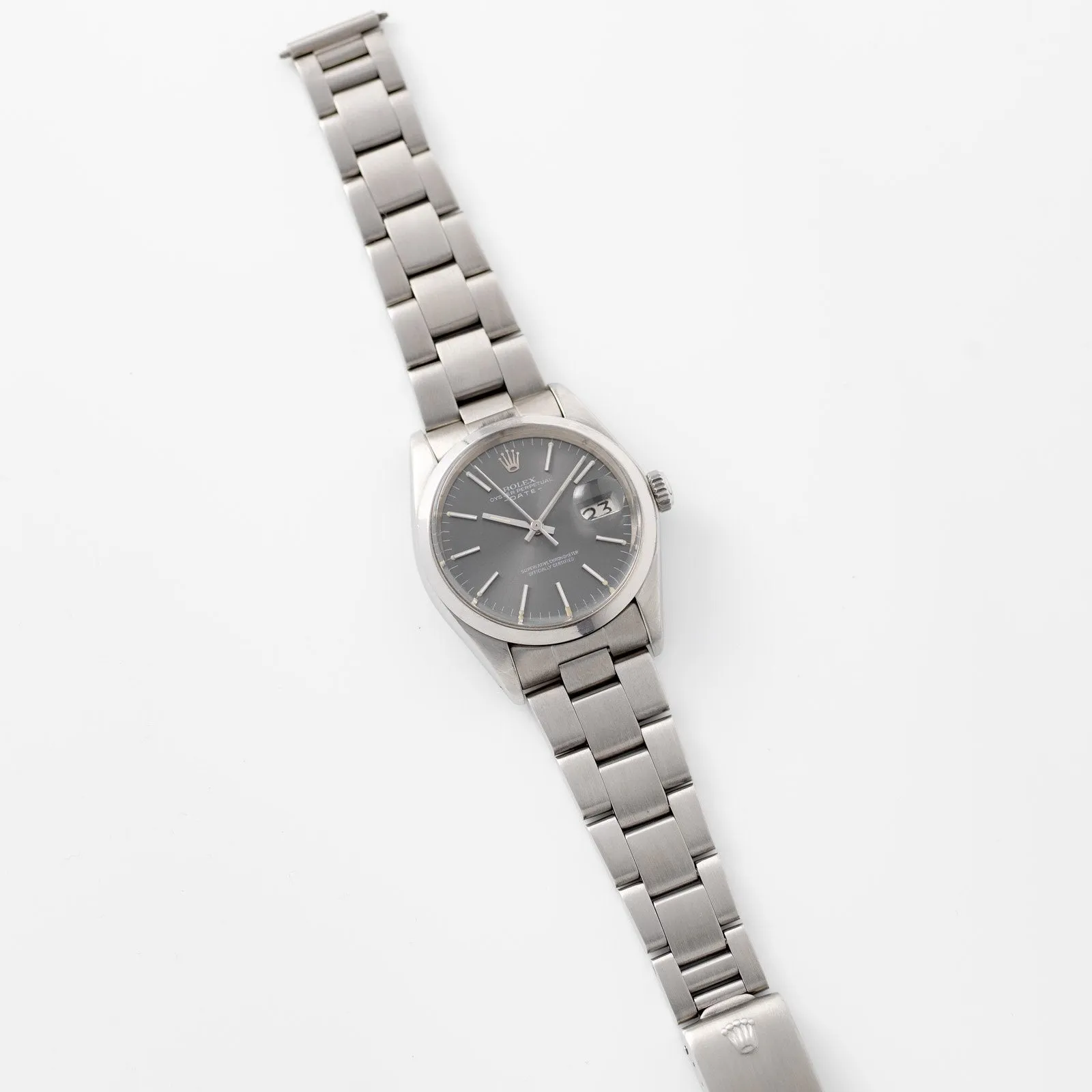 Rolex Date Reference 1500 Grey Sigma Dial