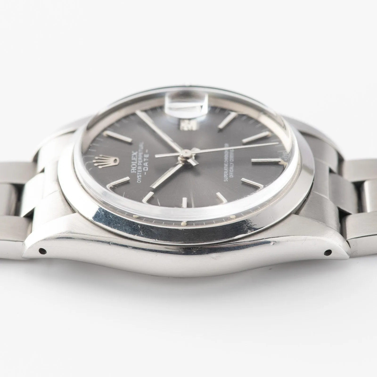 Rolex Date Reference 1500 Grey Sigma Dial