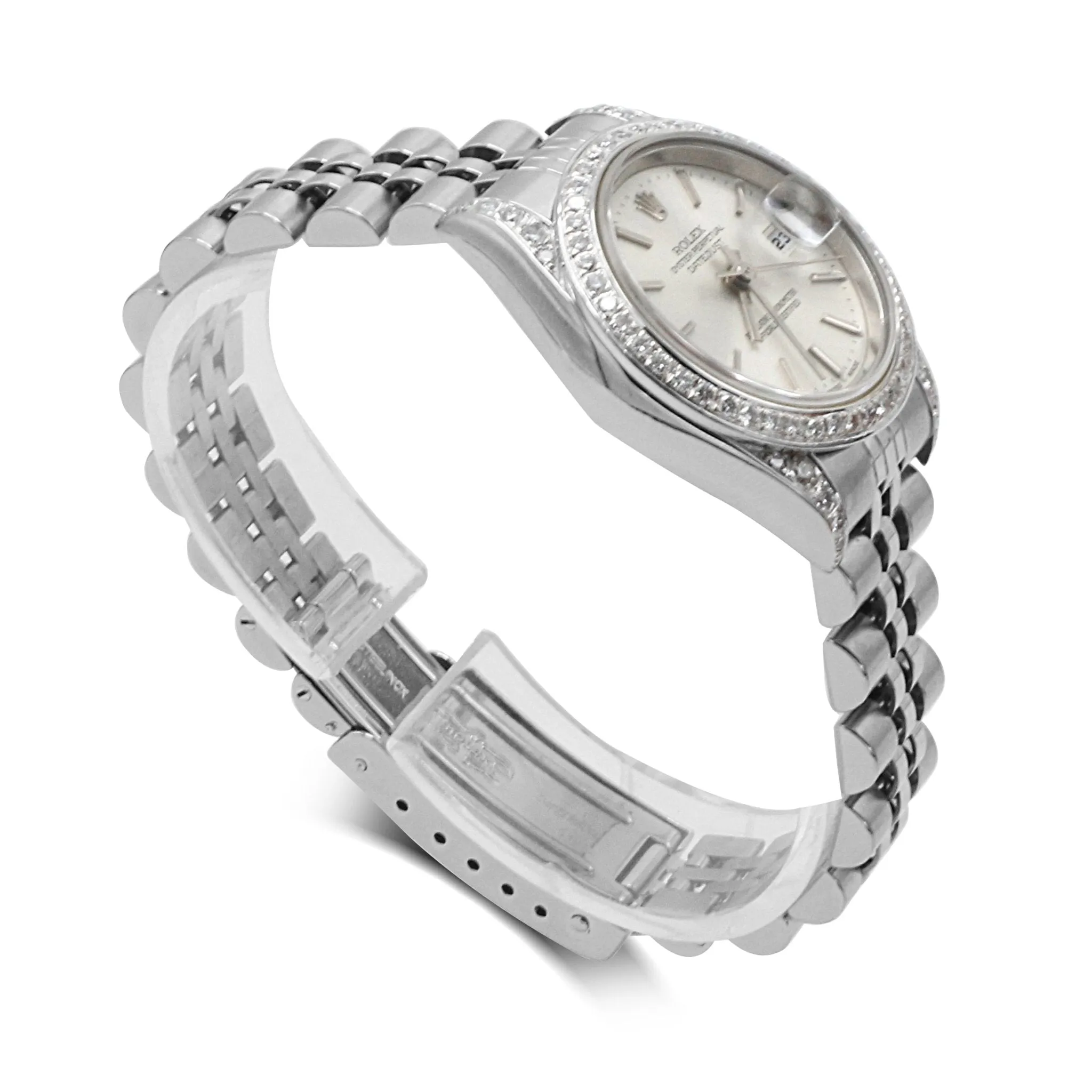 Rolex Datejust 26mm Custom Diamond Bezel & Shoulders Ref: 79174