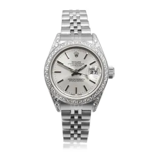 Rolex Datejust 26mm Custom Diamond Bezel & Shoulders Ref: 79174