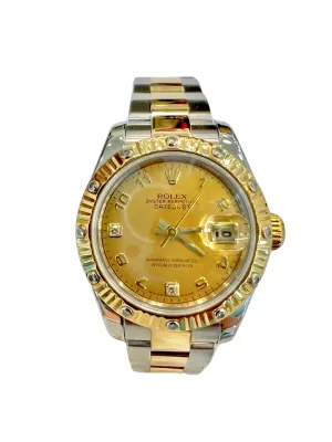 Rolex Datejust Rolesor Fluted Diamond Automatic Watch