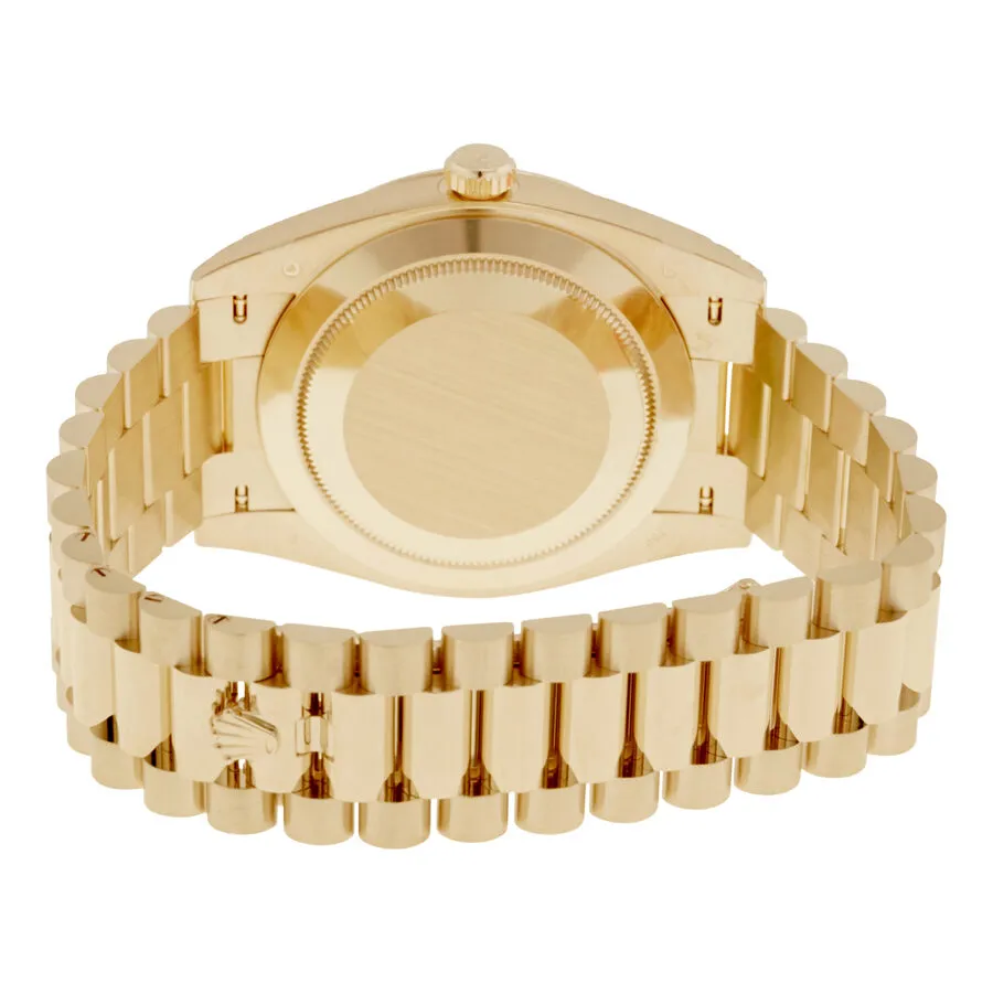 Rolex Day-Date 40 Silver Dial 18K Yellow Gold President Men's Watch 228238SSRP
