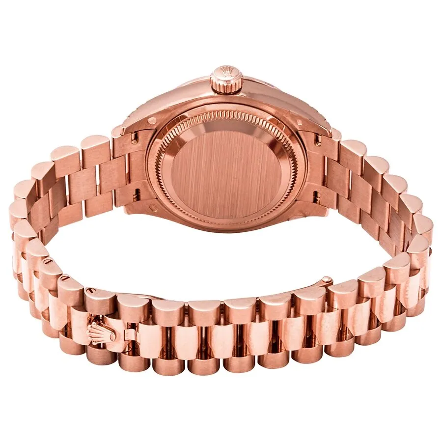 Rolex Lady-Datejust 28 Dial Ladies 18kt Everose Gold Predident Watch 279135DRP