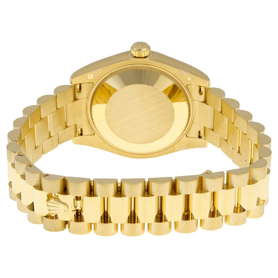 Rolex Lady-Datejust 31 Champagne Dial 18K Yellow Gold President Automatic Ladies Watch 178278CDP