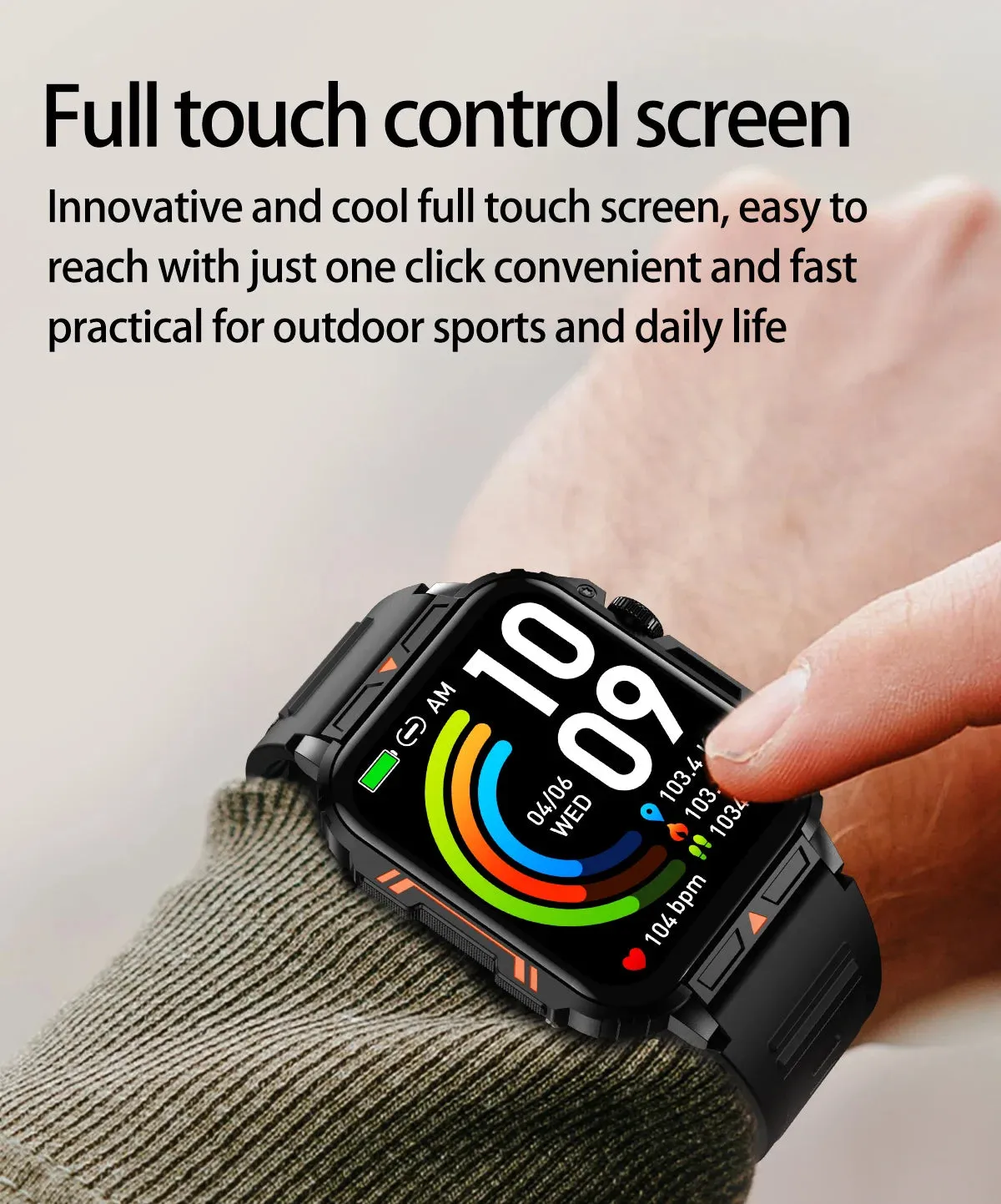 SENBONO New Men's Smartwatch Bluetooth Call Heart Rate Monitor Watch Big Bettery 100  Sport Modes Smart Watch for Men Women