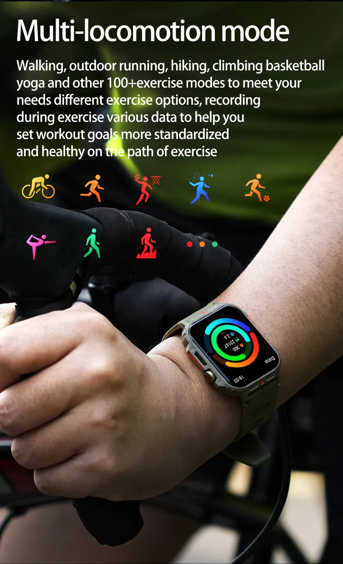 SENBONO New Men's Smartwatch Bluetooth Call Heart Rate Monitor Watch Big Bettery 100  Sport Modes Smart Watch for Men Women