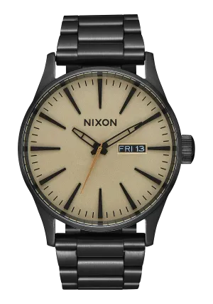 Sentry Leather Band - Black Camo