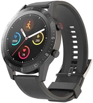 Smart Watch Fitness Tracker Heart Rate Monitor ECG Measurement Body Temperature Blood Pressure Step Calories Counter Sleep Monitor Waterproof for Men Teens include both Leather and Silicon Straps