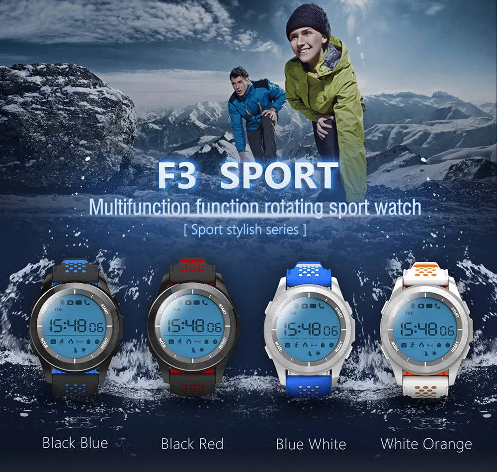 Smart Watch Waterproof B’tooth 4.0. Pedometer Sport Fitness Sports Tracker B’tooth Push iOS/Android/Android