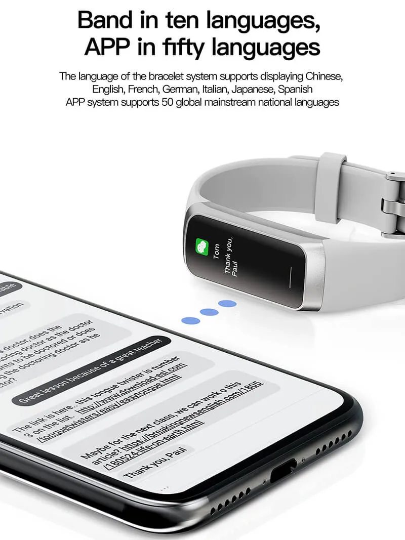 Smart Watch with 1.1-inch AMOLED display and Magnetic Charging - SF0560