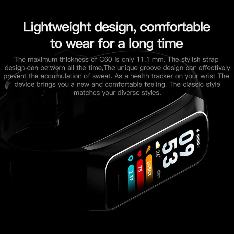 Smart Watch with 1.1-inch AMOLED display and Magnetic Charging - SF0560