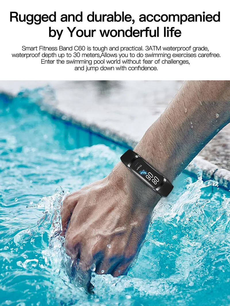 Smart Watch with 1.1-inch AMOLED display and Magnetic Charging - SF0560