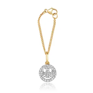 Smiley Watch Charm Bracelet