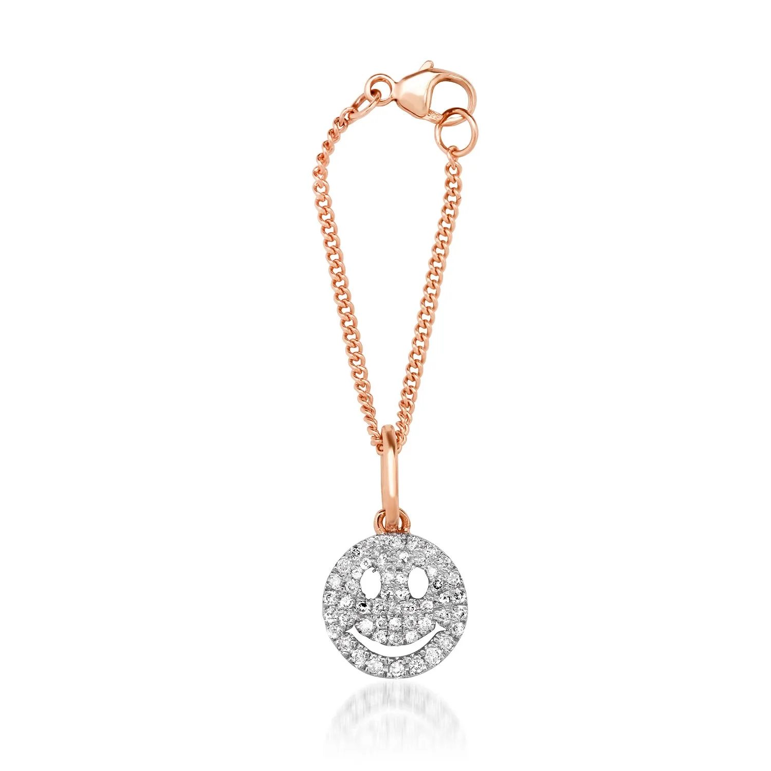 Smiley Watch Charm Bracelet