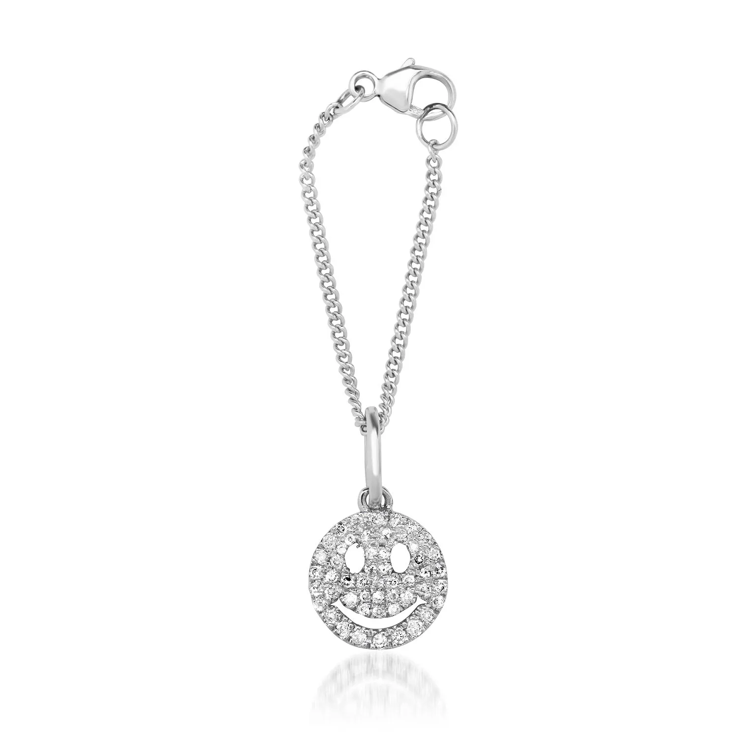Smiley Watch Charm Bracelet