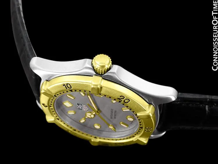 Tag Heuer 2000 Automatic Mens Diver Watch, 665.006F - Stainless Steel & 18K Gold Plated