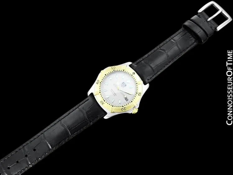 Tag Heuer 2000 Automatic Mens Diver Watch, 665.006F - Stainless Steel & 18K Gold Plated