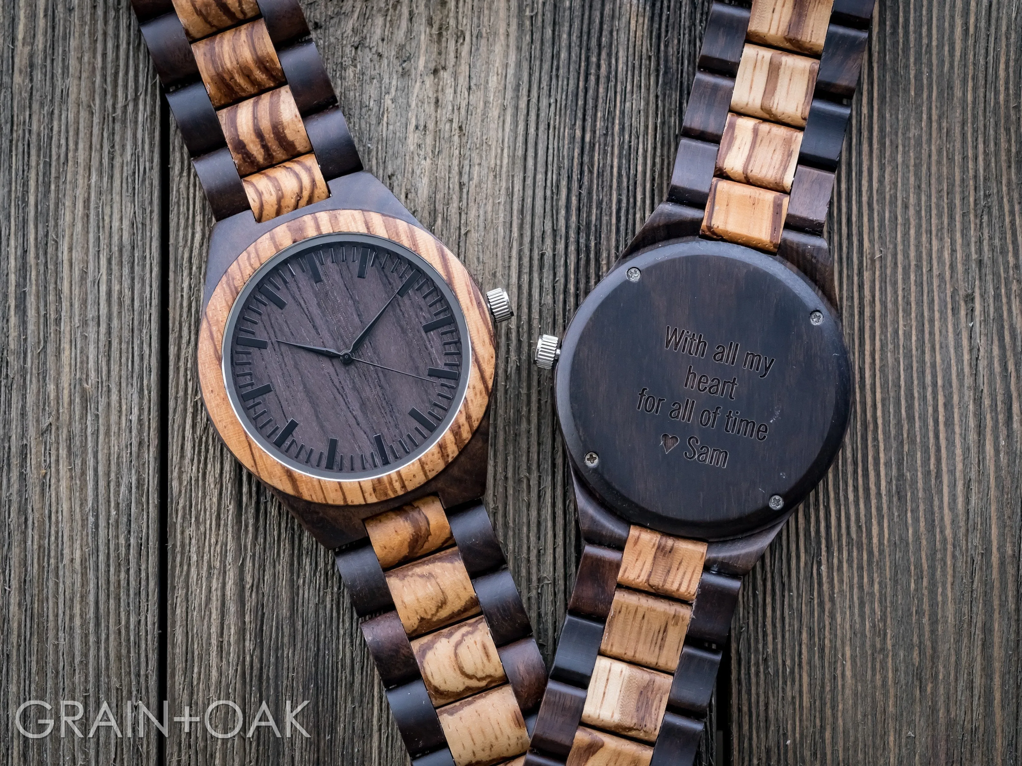 The Ridge Zebrawood   Ebony | Wood Watch