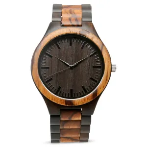 The Ridge Zebrawood   Ebony | Wood Watch