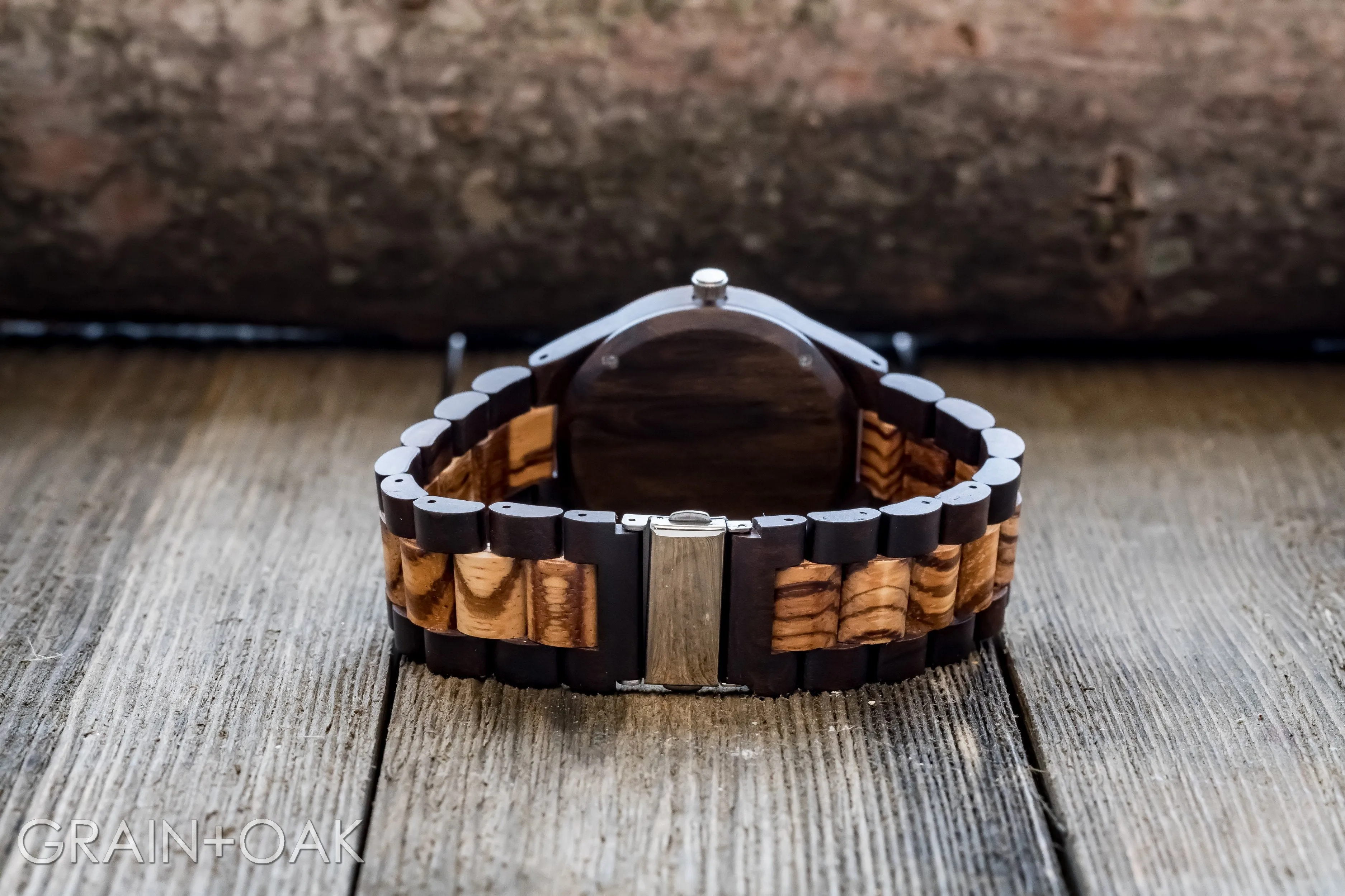 The Ridge Zebrawood   Ebony | Wood Watch