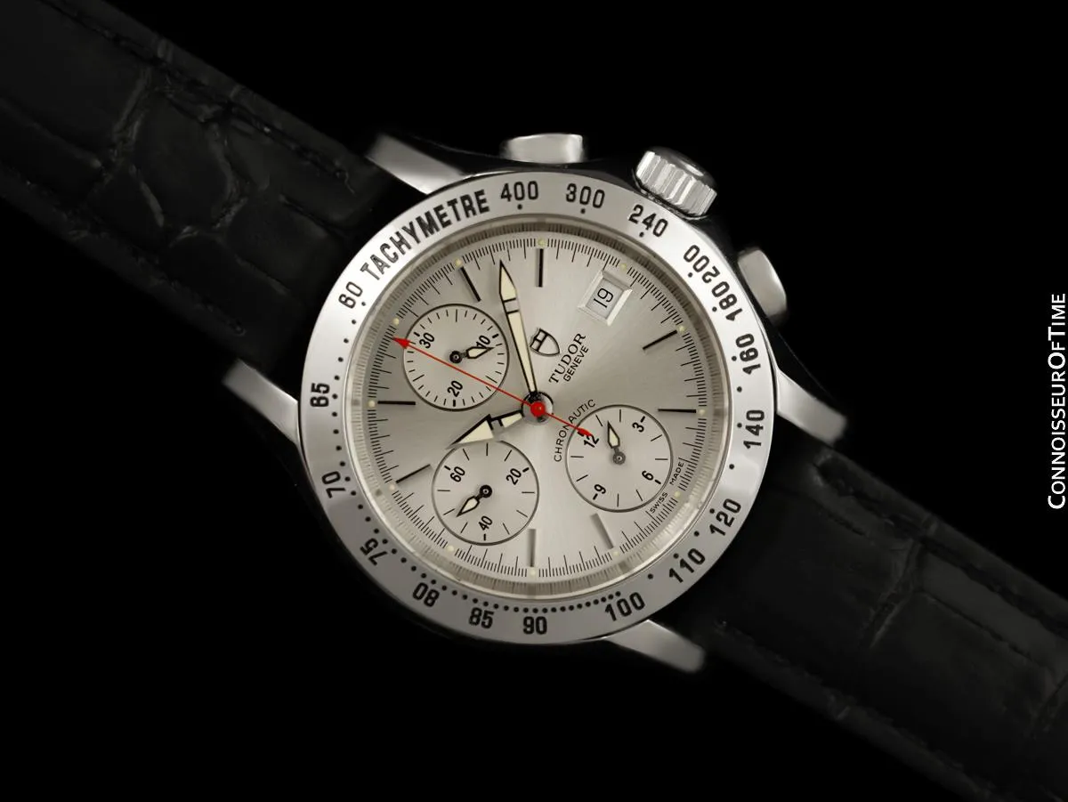 Tudor Chronautic Mens Chronograph Watch, 79380P - Stainless Steel