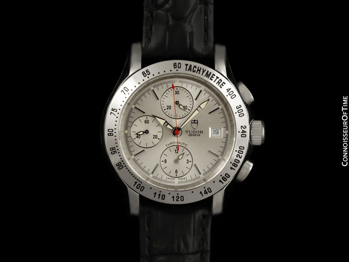 Tudor Chronautic Mens Chronograph Watch, 79380P - Stainless Steel