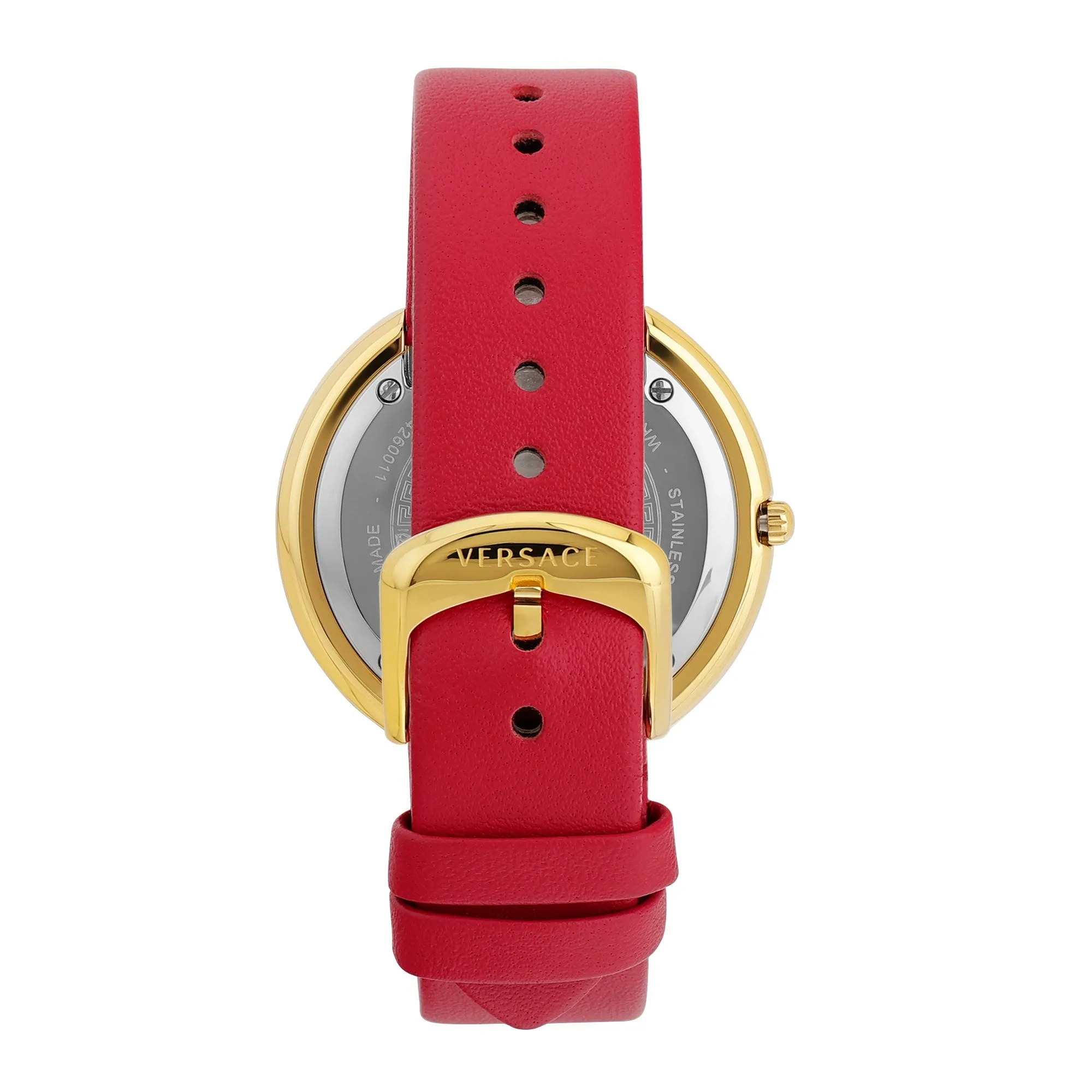 Versace Red Dial Analog Women Watch - VE2CA0423