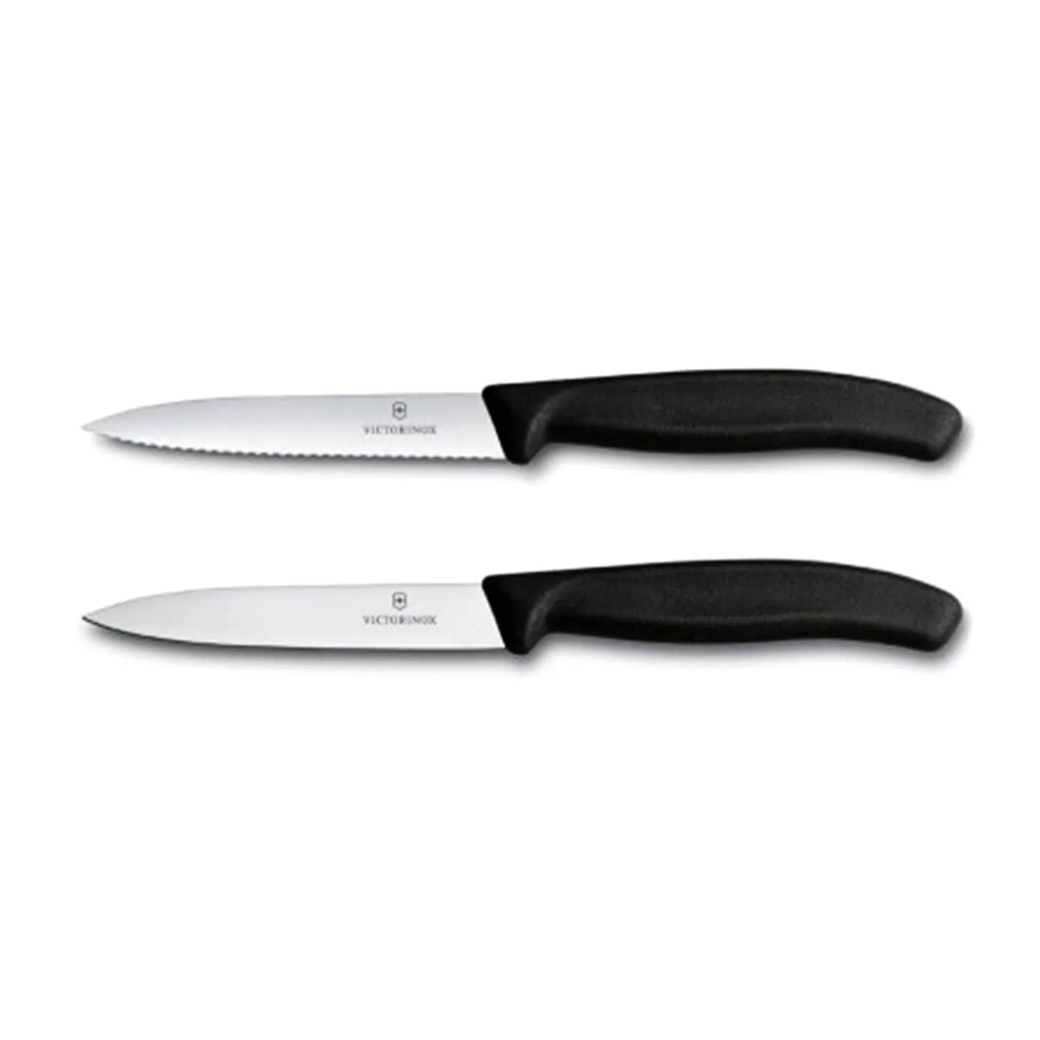 Victorinox 2 Piece Swiss Classic Paring Knife Set - Black - 6.7793.B