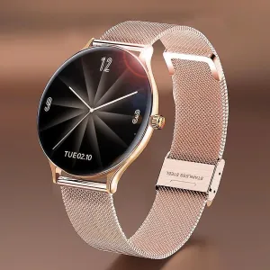 Watches smart watch woman fashion watch heart rate sleep monitoring for android waterproof ladies pink