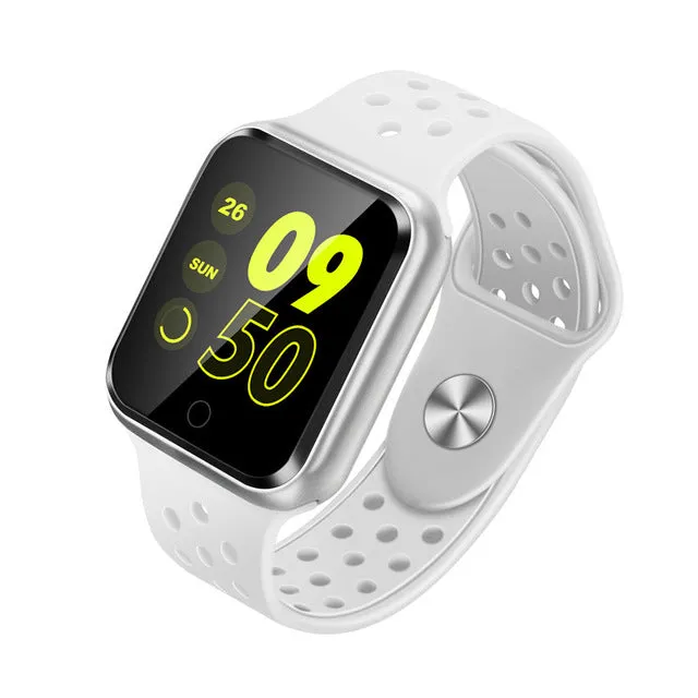 Waterproof Heart Rate Blood Pressure Bluetooth Smartwatch Apple Android Phone