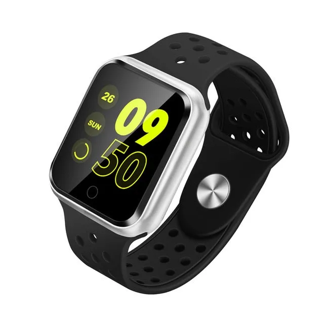 Waterproof Heart Rate Blood Pressure Bluetooth Smartwatch Apple Android Phone