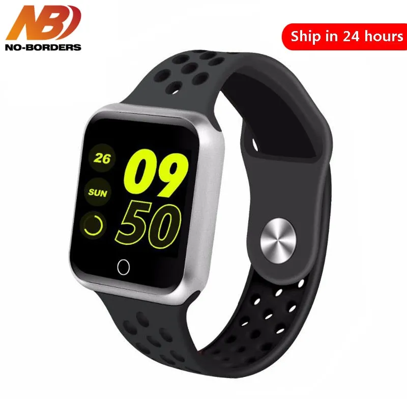 Waterproof Heart Rate Blood Pressure Bluetooth Smartwatch Apple Android Phone