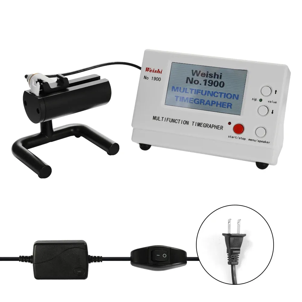 Weishi Mechanical Watch Timing Tester Machine Multifunction Timegrapher NO. 1900/NO. 1000 Auto Calibration Timer Machine