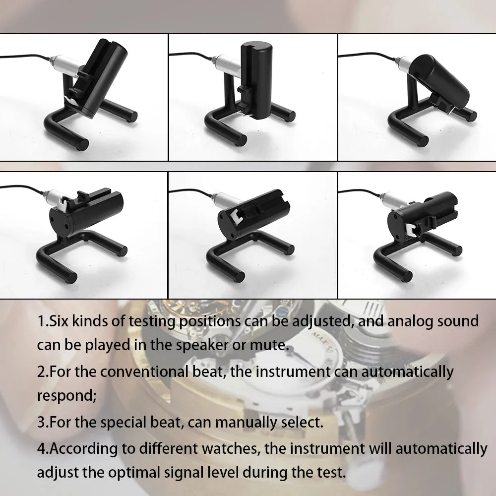 Weishi Mechanical Watch Timing Tester Machine Multifunction Timegrapher NO. 1900/NO. 1000 Auto Calibration Timer Machine